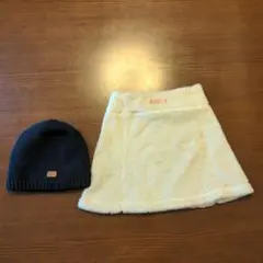 AIGLEニット帽とネックウォーマー