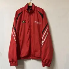 ミズノプロ　ウィンドブレーカー　ブレスサーモ ウォーマー　サイズO レッド