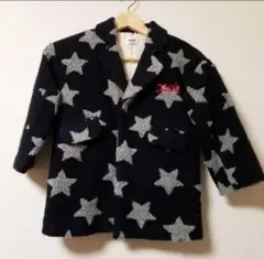 X-girl Stages エックスガール キッズ 星柄 ボアコート 110cm