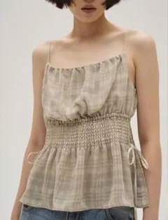 トゥデイフル TODAYFUL Check Jacquard Camisoleのサムネイル