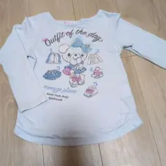 mezzo piano 水色 長袖カットソー 120cm