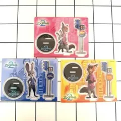 ズートピア Zootopia2 ハッピーくじ G賞 アクリルスタンド 3点セット