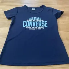 CONVERSE コンバース 半袖Tシャツ ネイビー Mサイズのサムネイル