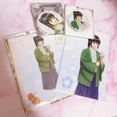 銀魂 桂小太郎 ベースヤード ポップアップ 缶バッジ アクキー 色紙 特典