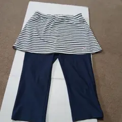 adidas ストライプ スカート・レギンスセット 40