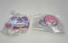 モンチッチフレンズしなこコラボラバー前髪クリップ　2個セット