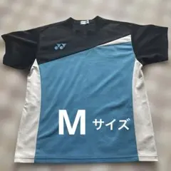 【YONEX】ヨネックス 半袖Tシャツ 青黒白 （Mサイズ）