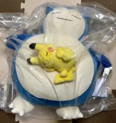 新品　もっちりぬいぐるみPokémon Sleep おやすみカビゴン&ピカチュウ