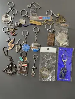 観光地 キーホルダー 18個セット 昭和レトロ お土産