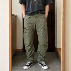 希少 G-Star RAW AERO POWEL 3D カーゴパンツ　　カーキのサムネイル
