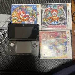 任天堂 ニンテンドー3DS ブラック ゲームソフト3本付き