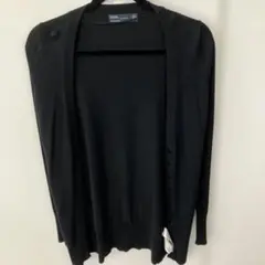 ZARA ブラック カーディガン Sサイズ　丈長め