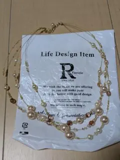 ネックレス パール付き