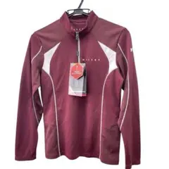 MILLET スポーツウェア ハーフジップ 長袖 赤紫色 新品タグ付き