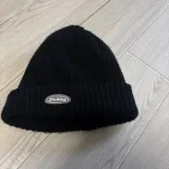 Dickies 黒 ニット帽 リブ編みのサムネイル