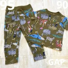 GAP ギャップ　セットアップ　95 90 半袖Tシャツ　ズボン　スウェット