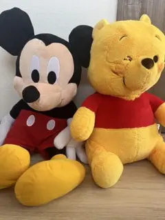 【バラ売可】ミッキーマウスとプーさん ぬいぐるみセット