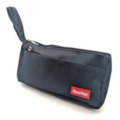 ペンケース 筆箱 オックスフォード生地 ブラック 黒 シンプル おしゃれ