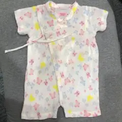 ミキハウス　ほっとビスケッツ　甚平　S ロンパース