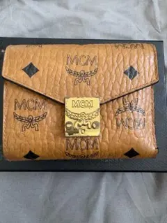 ネジ欠損】MCM エムシーエム 長財布 ヴィセトス コニャック - メルカリ