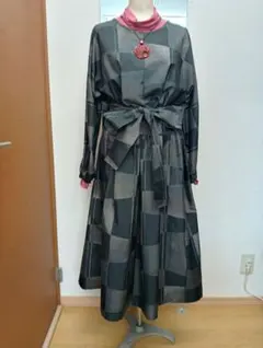 ★605着物リメイク…ワンピース