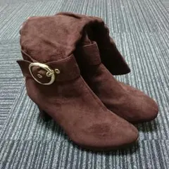 茶系ロングブーツ