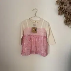 新品　アンパンマン　シフォン長袖Tシャツ 100ドキンちゃん　コキンちゃん