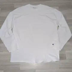 チャンピオン ロンT 白 ホワイト 目なし