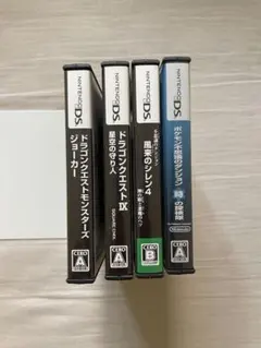 DSソフト4点セット:風来のシレン4、ポケモン不思議のダンジョン時の探検隊、他