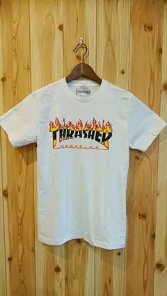 スラッシャー(THRASHER )Mサイズ 新品 スケーター系Tシャツ 白 6
