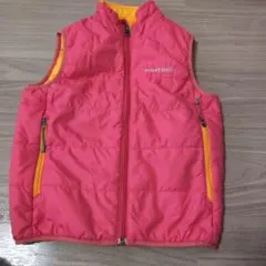 montbell　キッズ　リバーシブル　ベスト　110