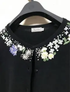 アナトリエ 刺繍カーディガン