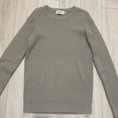AZUL by MOUSSY グレー系リブニットセーター Mのサムネイル