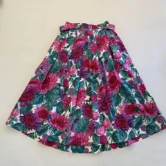 used vintage 向日葵Flower フレアスカートのサムネイル