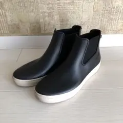 igor サイドゴアレインブーツ　ブラック