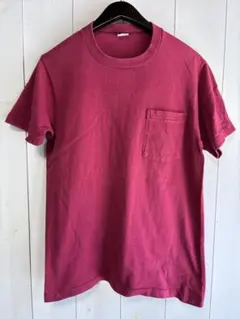 j.c.penney ワインレッド ポケット Tシャツ 80s ビンテージのサムネイル