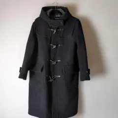 OLD UNIQLO ロングダッフルコート　M チャコールグレー　毛95%