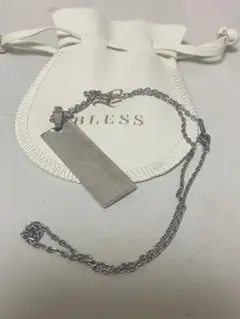 BLESS ネックレス プレート シルバーのサムネイル