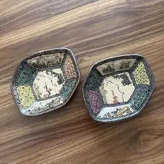脇山さとみ 蓮絵皿 蓮湯呑み セット 脇山さとみ 蓮絵皿 蓮湯呑み セット