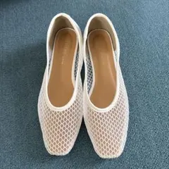 B:MING by BEAMS メッシュフラットシューズ ホワイトのサムネイル