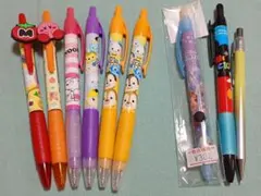 キャラクター ボールペン シャーペン 9本セット