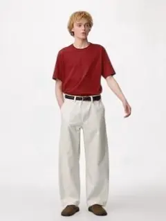 GU バレルレッグ ワークパンツ