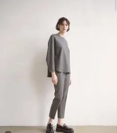 ※限定値下げ【美品】2023AW theoryluxe　サキソニー　セットアップ