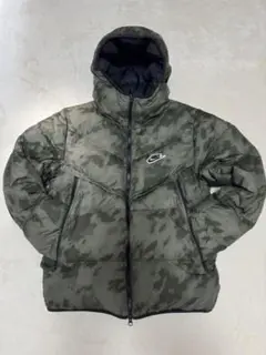 迷彩 ダウンジャケット