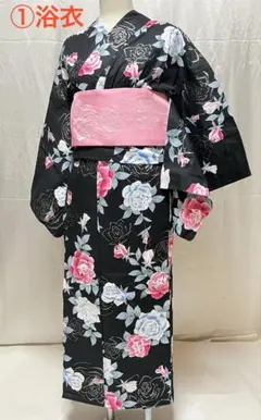 3WAY 浴衣 ワンピース ミニスカート セット11号 8点セット 簡単着物① 