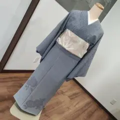 撫松庵 袷着物 付け下げ小紋 帯付き - メルカリ