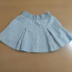 UNIQLOグレー プリーツスカート キッズ Sサイズ
