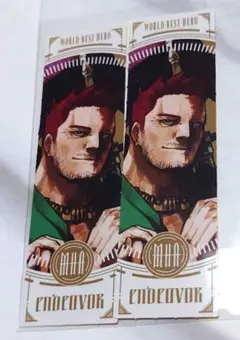 ヒロアカ ジャンプ GIGA エンデヴァー 轟炎司 ステッカー