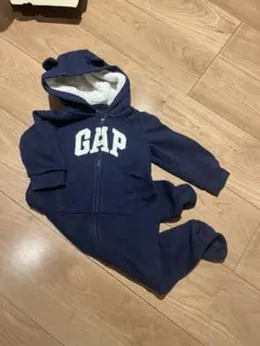 USED GAP フード付きロンパース 6-12ヶ月 ネイビー