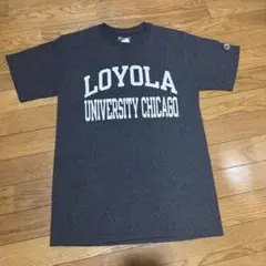 チャンピオンプリントTシャツS sizeチャコールグレー